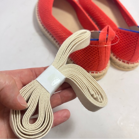 Rothy's The Espadrille Flats Red Hot Size 9 NEW - Picture 7 of 14